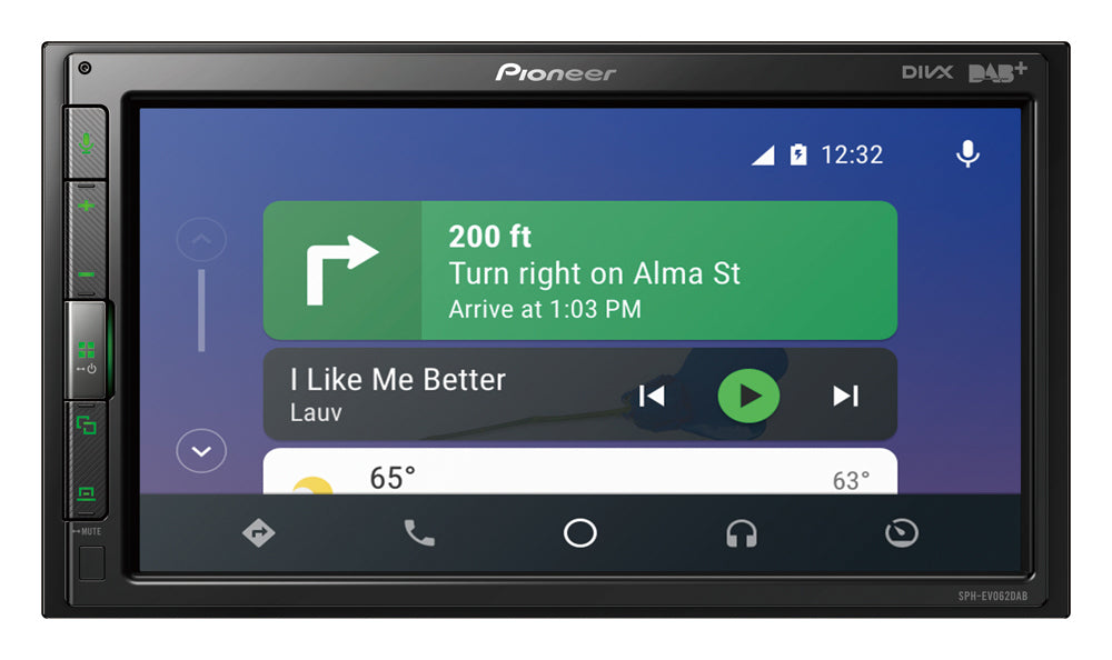 Pioneer SPH-EVO62DAB-208 Apple CarPlay , DAB- Radio og Bluetooth