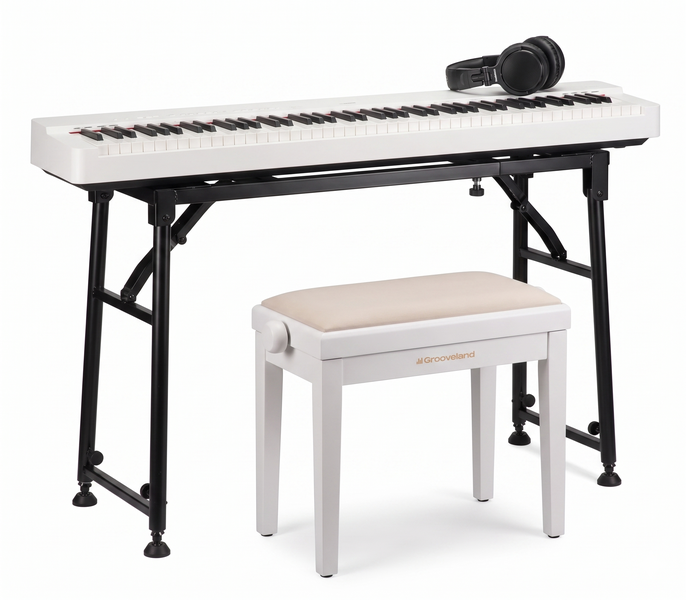 Yamaha P-225WH Startpakke (Hvid)