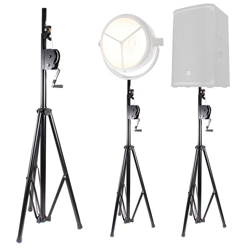 Wind-up stativ 3m (70 kg)