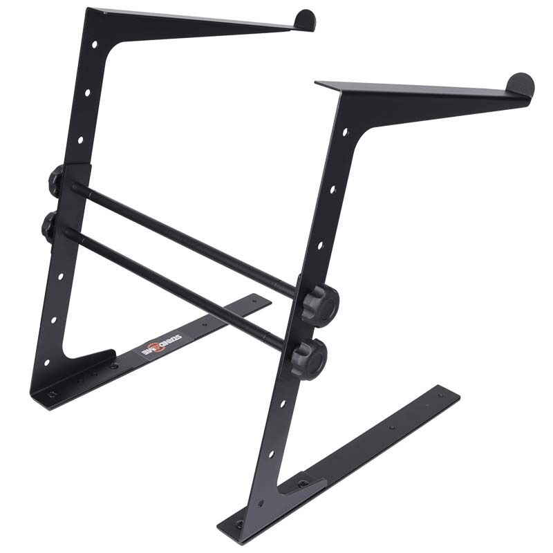 Laptopstativ med monteringsbrakett – justerbart til 12–17", Sort