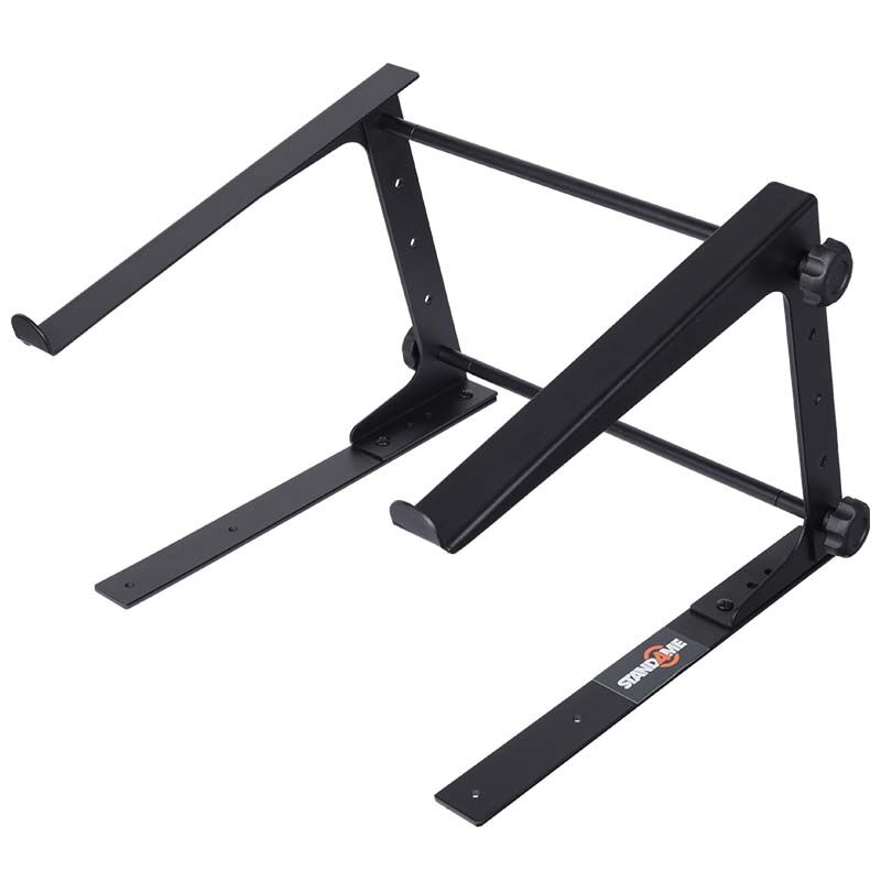 Laptopstativ med monteringsbrakett – justerbart til 12–17", Sort