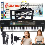 SUPRIMO 6109L batteridrevet keyboard til uddannelsesbrug med baggrundsbelysning