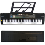 SUPRIMO 6109L Keyboard med Lysende Tangenter, Mikrofon og Nodestativ