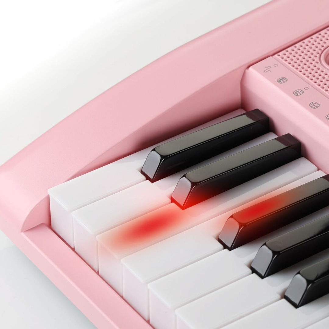 Suprimo Keyboard til Børn med mikrofoner – Pink