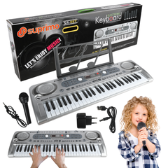 SUPRIMO 824 USB Keyboard med mikrofon, MP3-spiller og notestativ