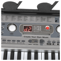 SUPRIMO 824 USB Keyboard med mikrofon, MP3-spiller og notestativ
