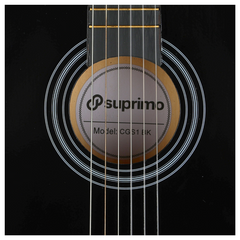 Suprimo CGS1 BK Klassisk Gitar 4/4 – Sort