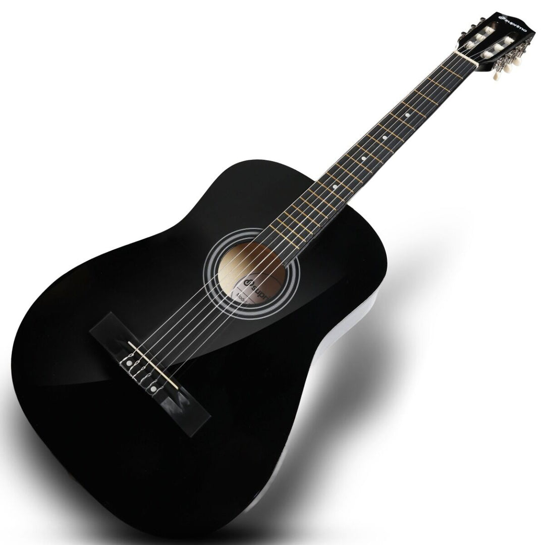 Suprimo CGS2 BK Klassisk guitarsæt 4/4, Sort