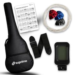 SUPRIMO CGS3 SB klassisk gitarpakke 4/4, sunburst
