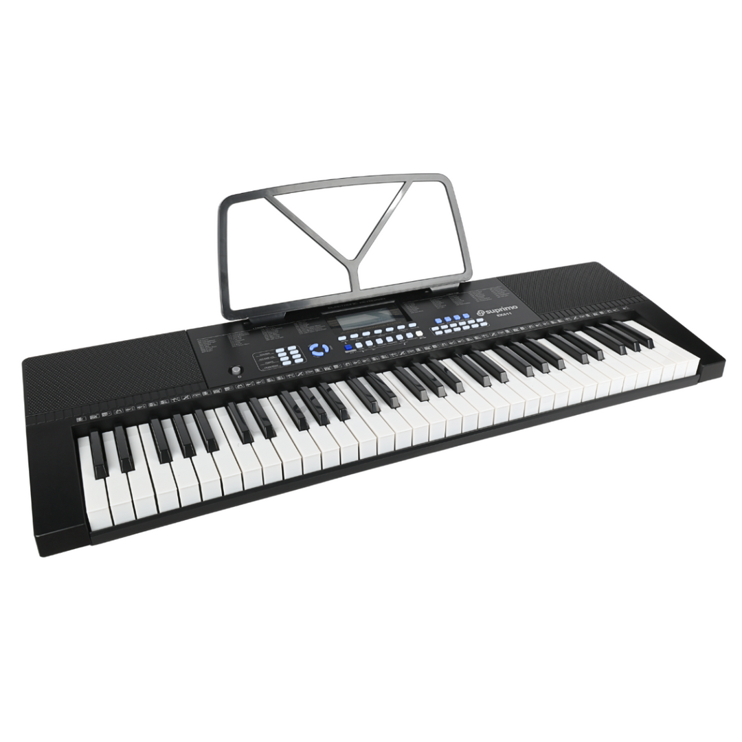 Suprimo EK611 Keyboard 61 Tangenter, Sort