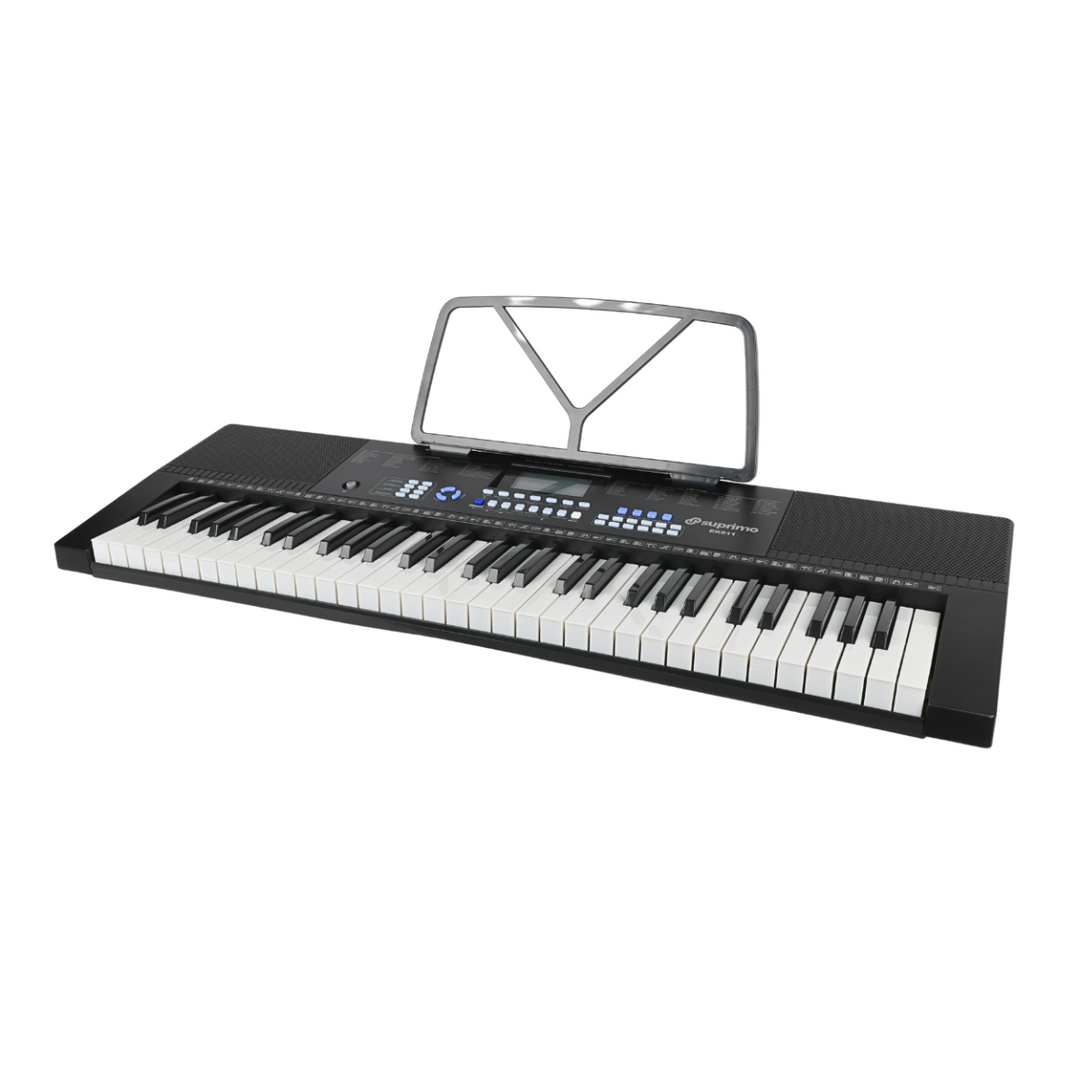 Suprimo EK611 Keyboard 61 Tangenter, Sort