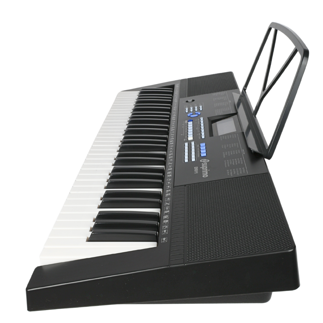 Suprimo EK611 Keyboard 61 Tangenter, Sort