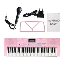 SUPRIMO Keyboard 61 tangenter, rosa