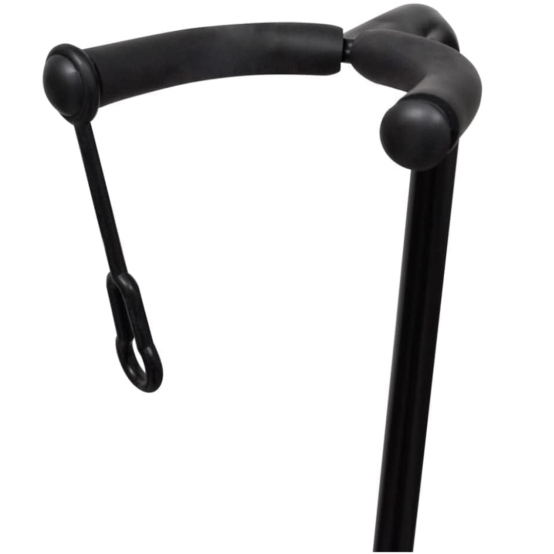 Sammenleggbart gitarstativ 62-74 cm med Sikkerhetsrem