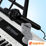 SUPRIMO KEY61 KD Keyboard 61 tangenter med mikrofoner, hvit