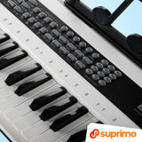 SUPRIMO KEY61 KD Keyboard 61 tangenter med mikrofoner, hvit