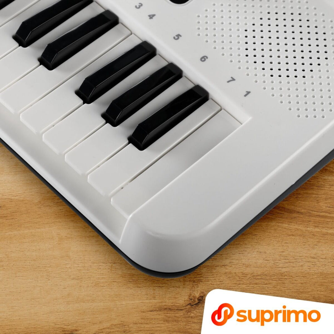 SUPRIMO KEY61 KD Keyboard 61 tangenter med mikrofoner, hvit