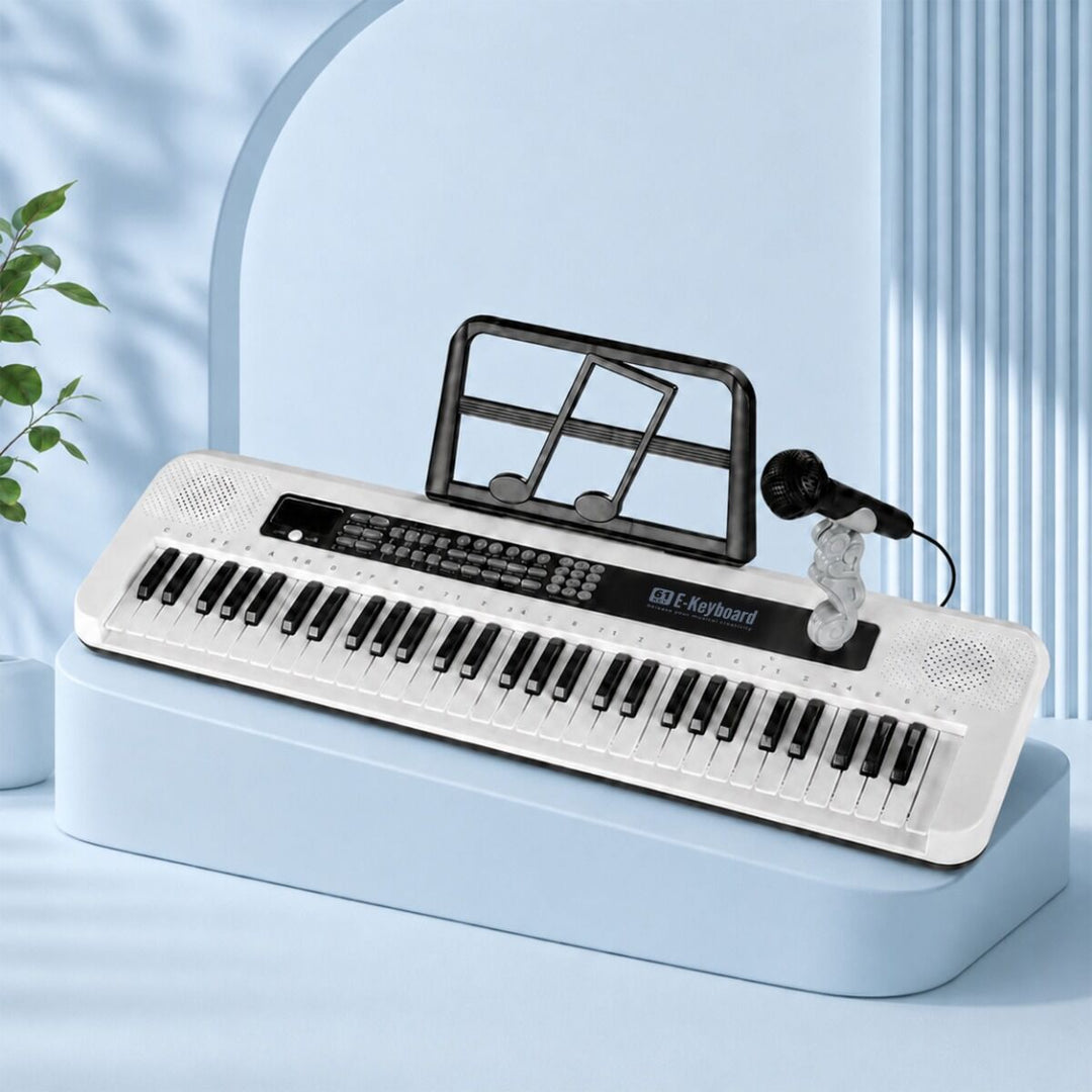 SUPRIMO KEY61 KD Keyboard 61 tangenter med mikrofoner, hvit
