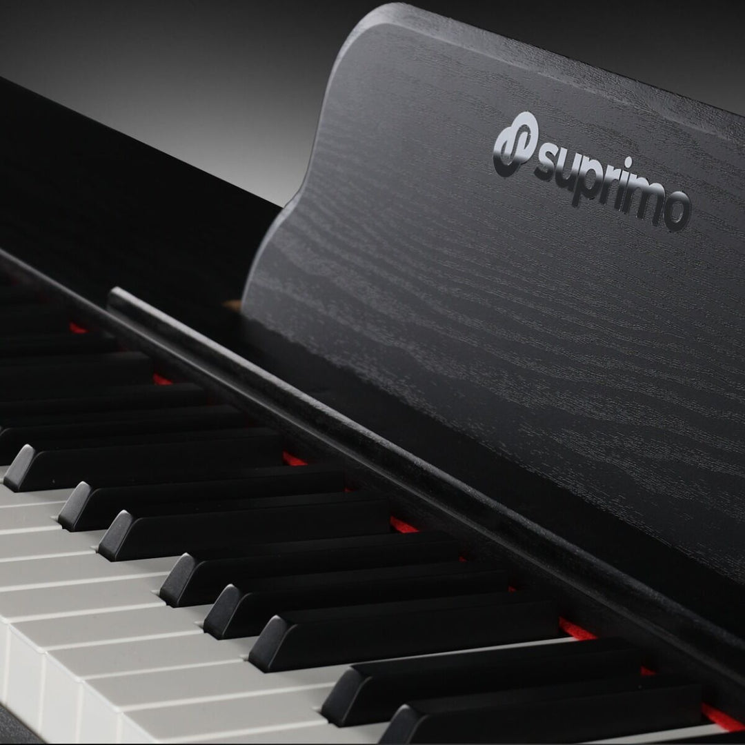 Suprimo SDP88 BK Digital Piano 88 med vektede tangenter, Sort