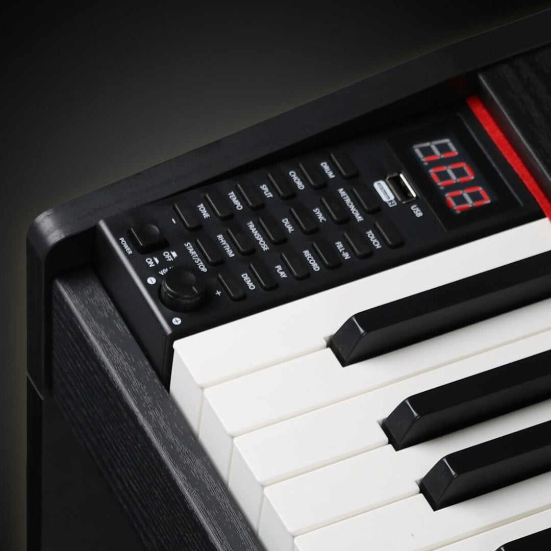 Suprimo SDP88 BK Digital Piano 88 med vektede tangenter, Sort