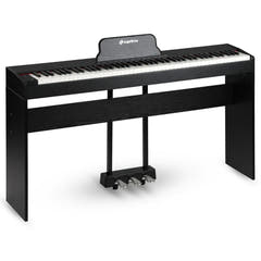 Suprimo SDP88 BK Digital Piano 88 med vektede tangenter, Sort
