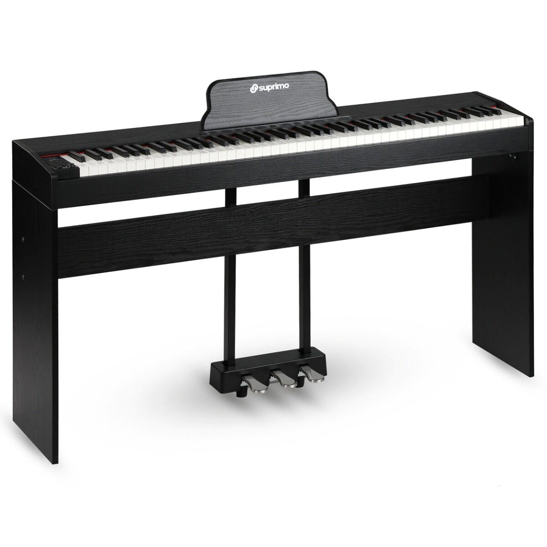 Suprimo SDP88 BK Digital Piano 88 med vektede tangenter, Sort