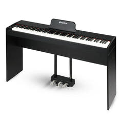 Suprimo SDP88 BK Digital Piano 88 med vektede tangenter, Sort