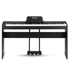Suprimo SDP88 BK Digital Piano 88 med vektede tangenter, Sort