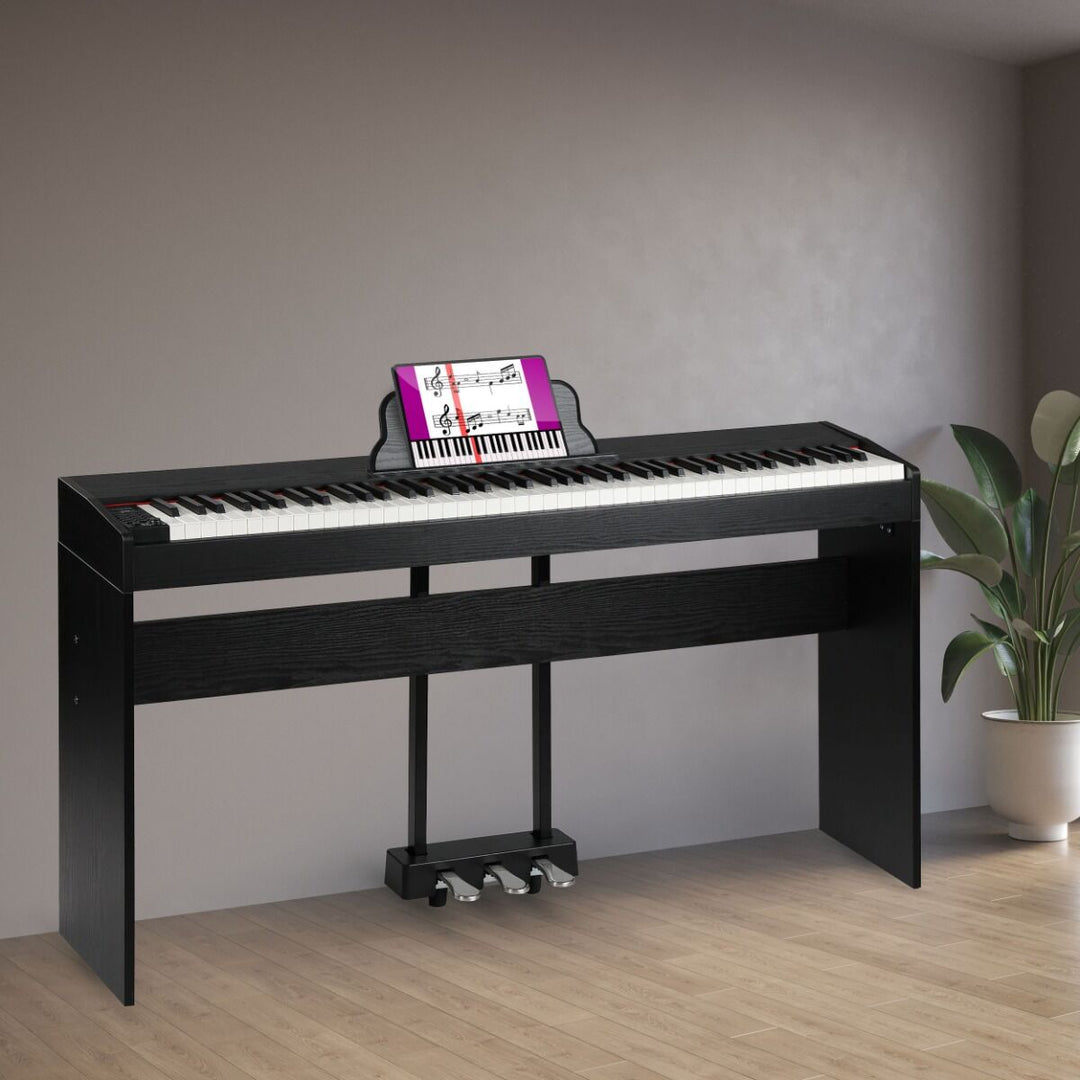 Suprimo SDP88 BK Digital Piano 88 med vektede tangenter, Sort