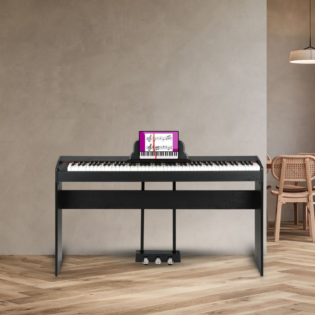 Suprimo SDP88 BK Digital Piano 88 med vektede tangenter, Sort