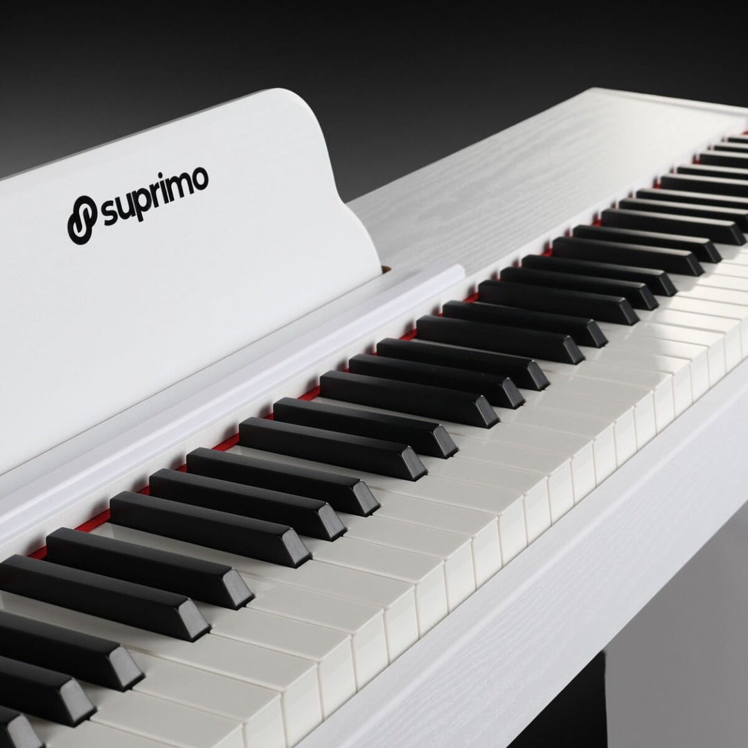 Suprimo SDP88 WH Digital Piano 88 med vektede Tangenter, Hvit