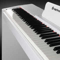 Suprimo SDP88 WH Digital Piano 88 med vektede Tangenter, Hvit