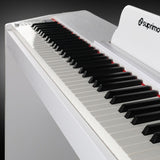Suprimo SDP88 WH Digital Piano 88 med vektede Tangenter, Hvit