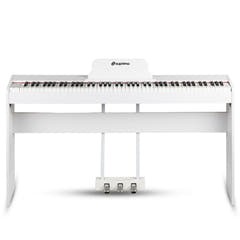 Suprimo SDP88 WH Digital Piano 88 med vektede Tangenter, Hvit
