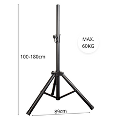 Høyttalerstativ 180 cm (60 kg)