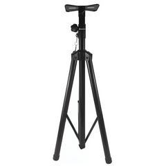 Høyttalerstativ Tripod Sort med Sikkerhetspinne