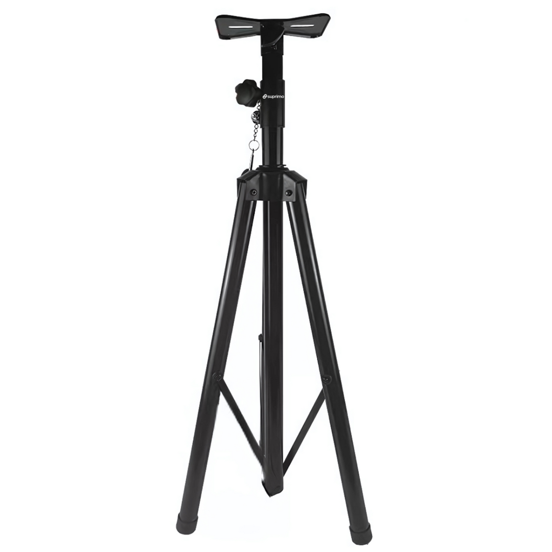 Høyttalerstativ Tripod Sort med Sikkerhetspinne