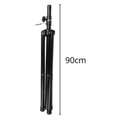 Høyttalerstativ Tripod Sort med Sikkerhetspinne