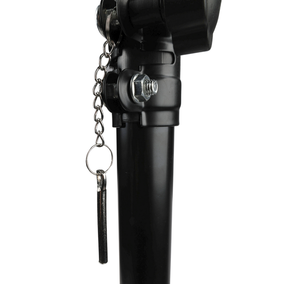 Høyttalerstativ Tripod Sort med Sikkerhetspinne