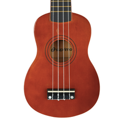 Sopranukulele, mørkt tre
