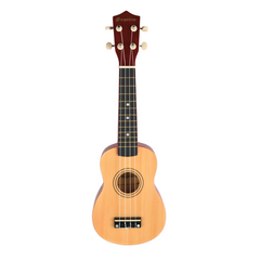 Sopranukulele; naturlig tre