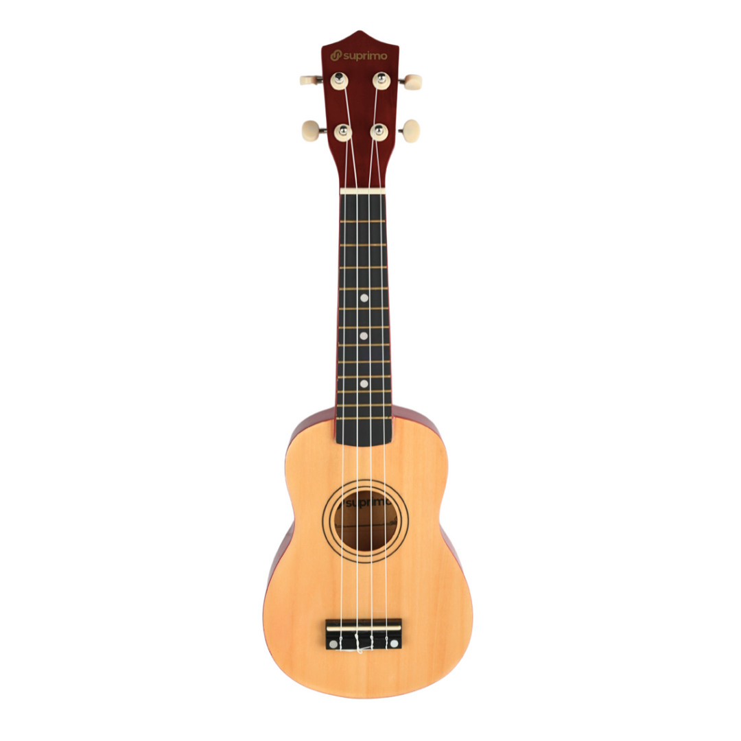 Sopranukulele; naturlig tre