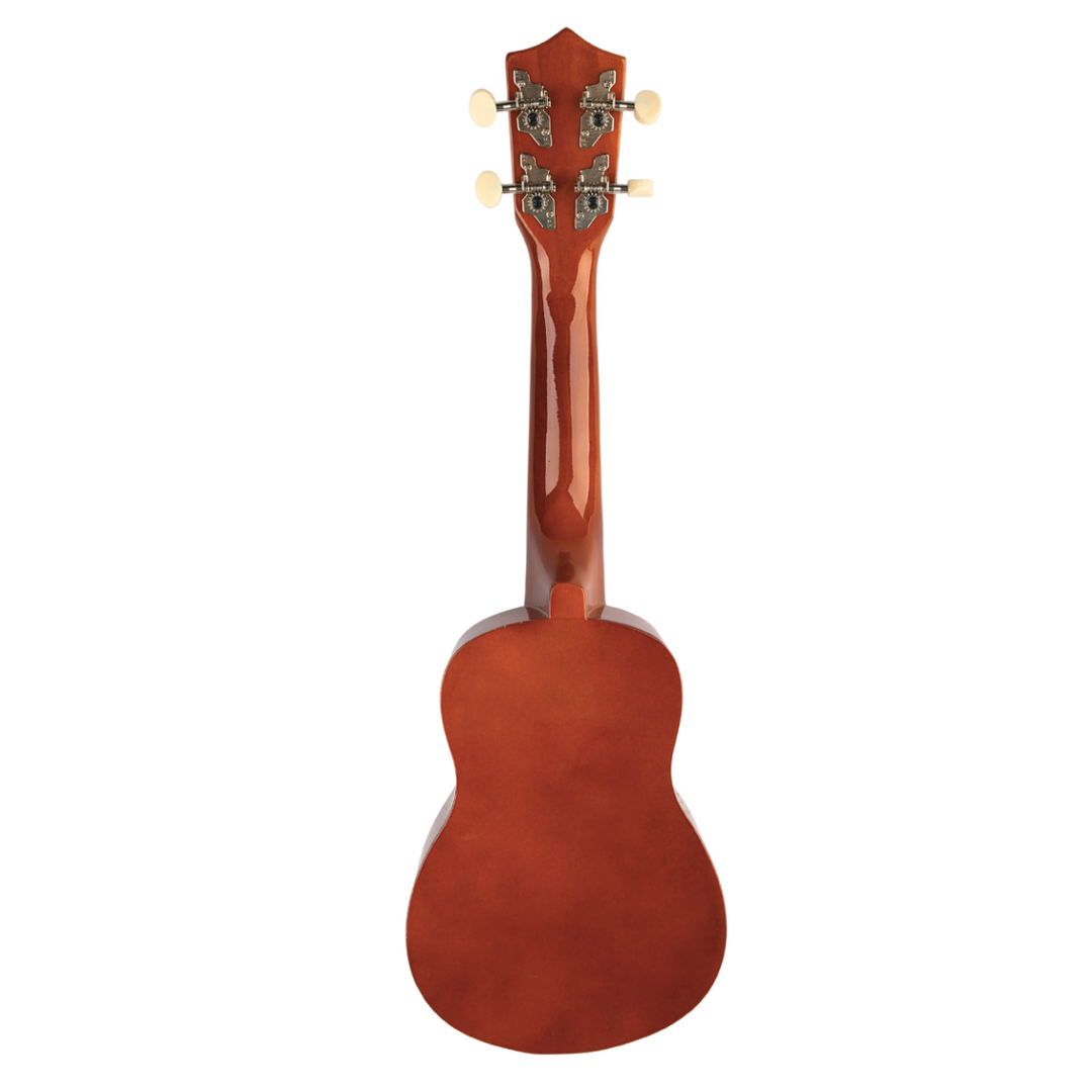 Sopranukulele; naturlig tre