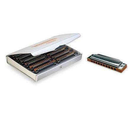 Suzuki Folkmaster munnspill. Bokssett med 12 toner