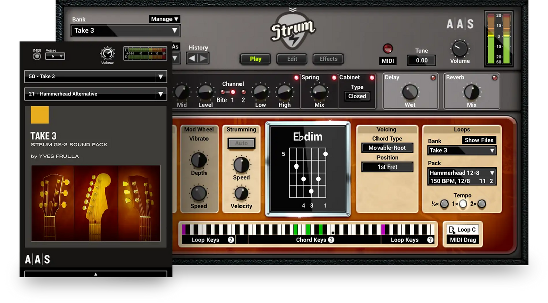 Strum GS-2 Acoustic Electric + SoundPacks