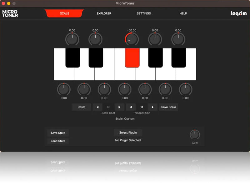 MICROTONER mikrotonal plugin