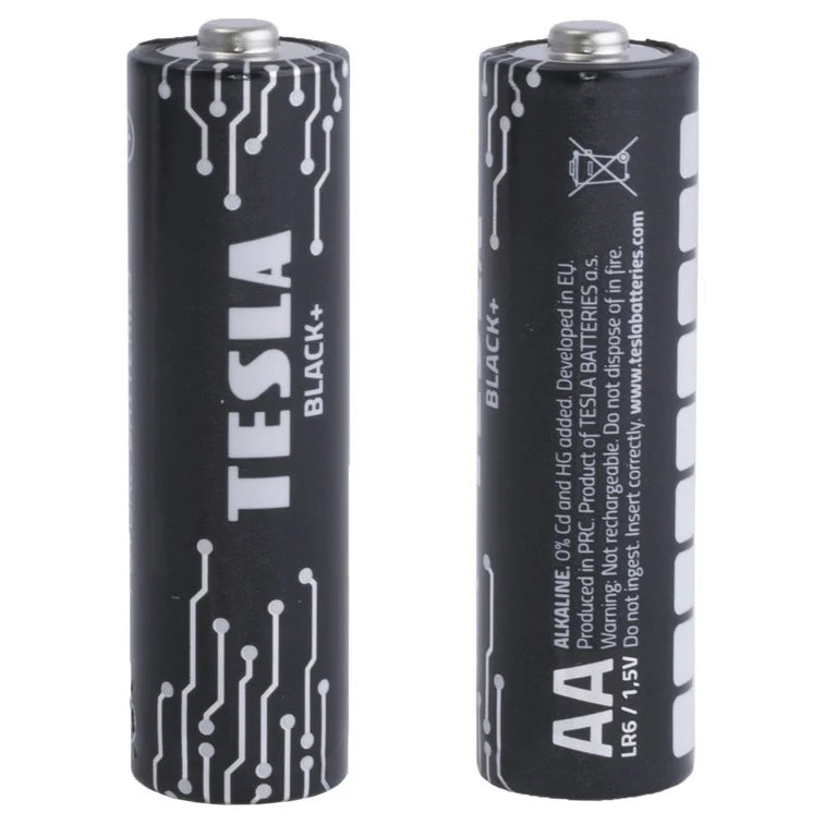 Tesla Black+ AA Batterier (4 stk)
