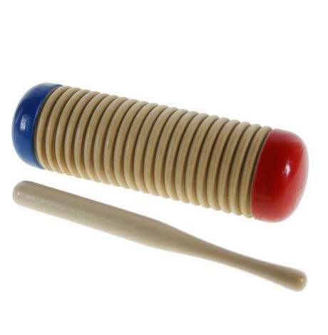 Guiro Shaker i tre inkl. rytmepinne
