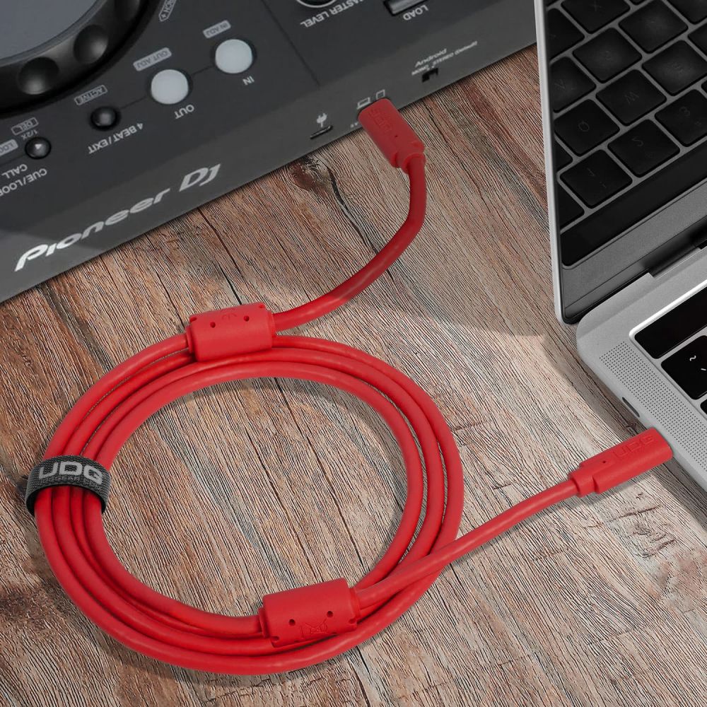 UDG Ultimate Cable USB 3.2 C-C Rød Rett 1,5m