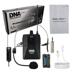 DNA UWH 1 Trådløst Headset Mikrofoner System med Bodypack
